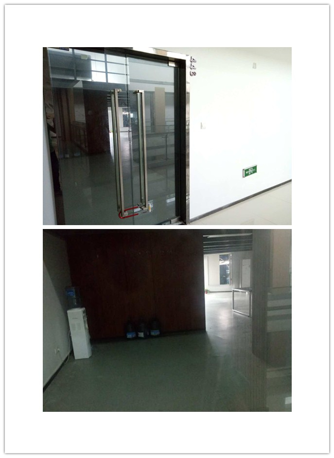 图片说明:町町单车办公场所大门紧锁,办公设备已经搬空.jpg