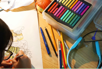 在扫描副本上进行上色