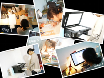 惠普OfficeJet 7612伴随着漫画师Mora的整个创作过程