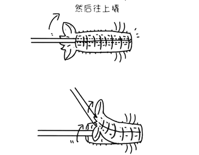 网上流传的15秒“剥皮”法 网上流传的15秒“剥皮”法